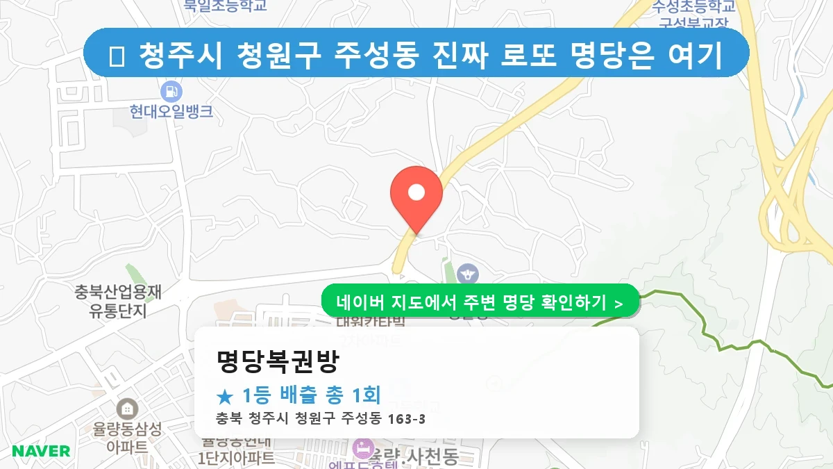 명당복권방 네이버 지도