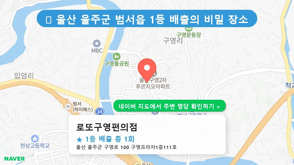 로또구영편의점 네이버 지도