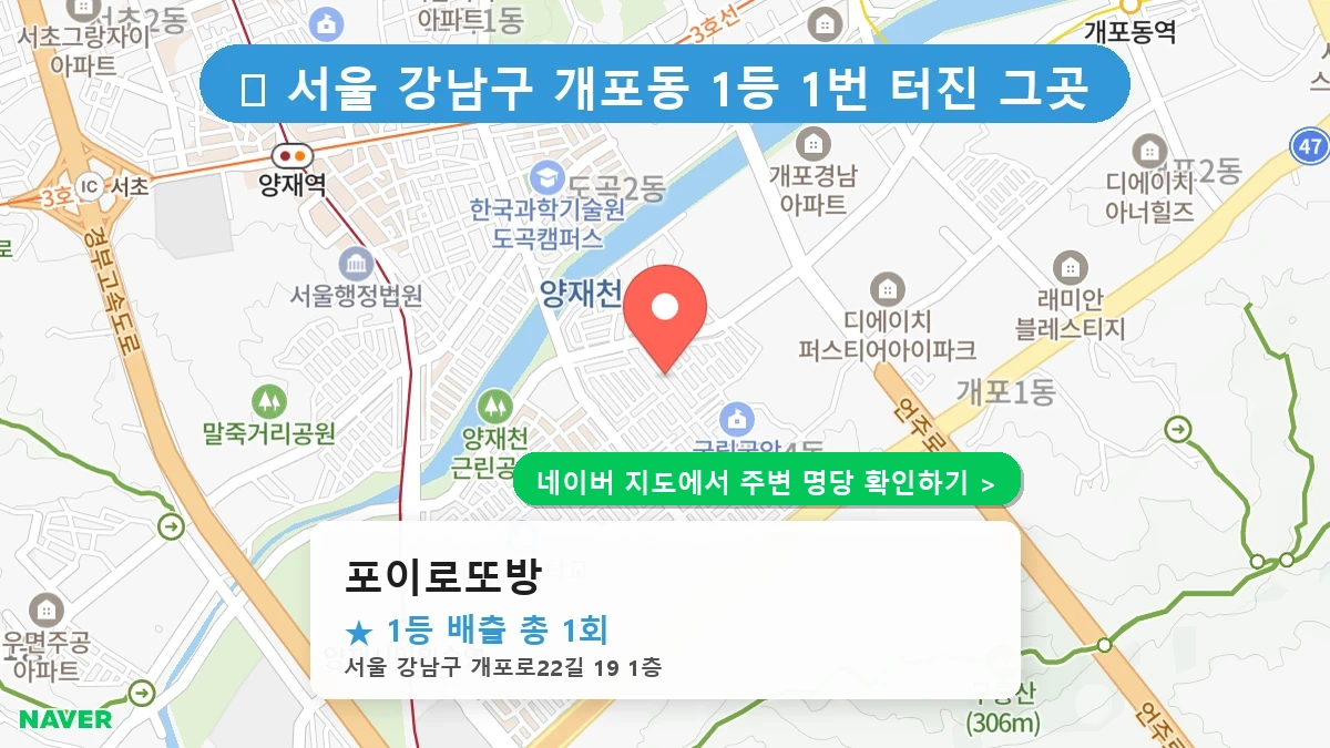 포이로또방 네이버 지도
