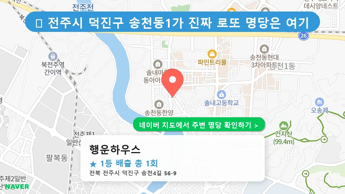 행운하우스 네이버 지도