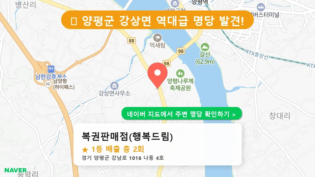 복권판매점(행복드림) 네이버 지도