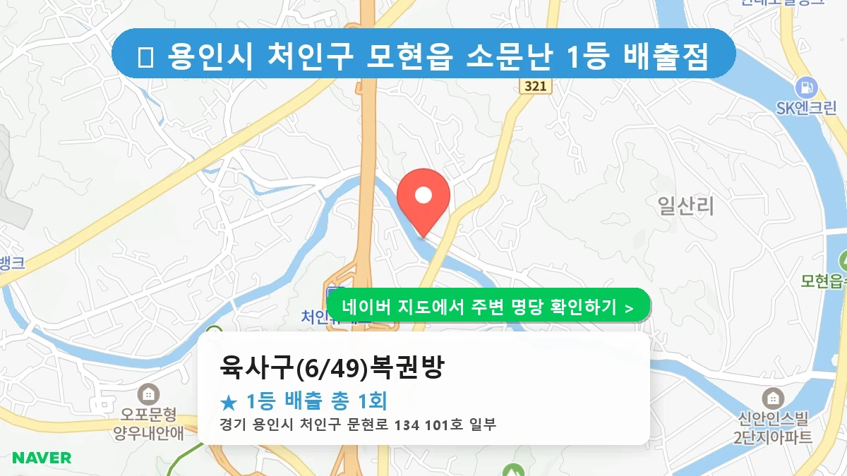 육사구(6/49)복권방 네이버 지도