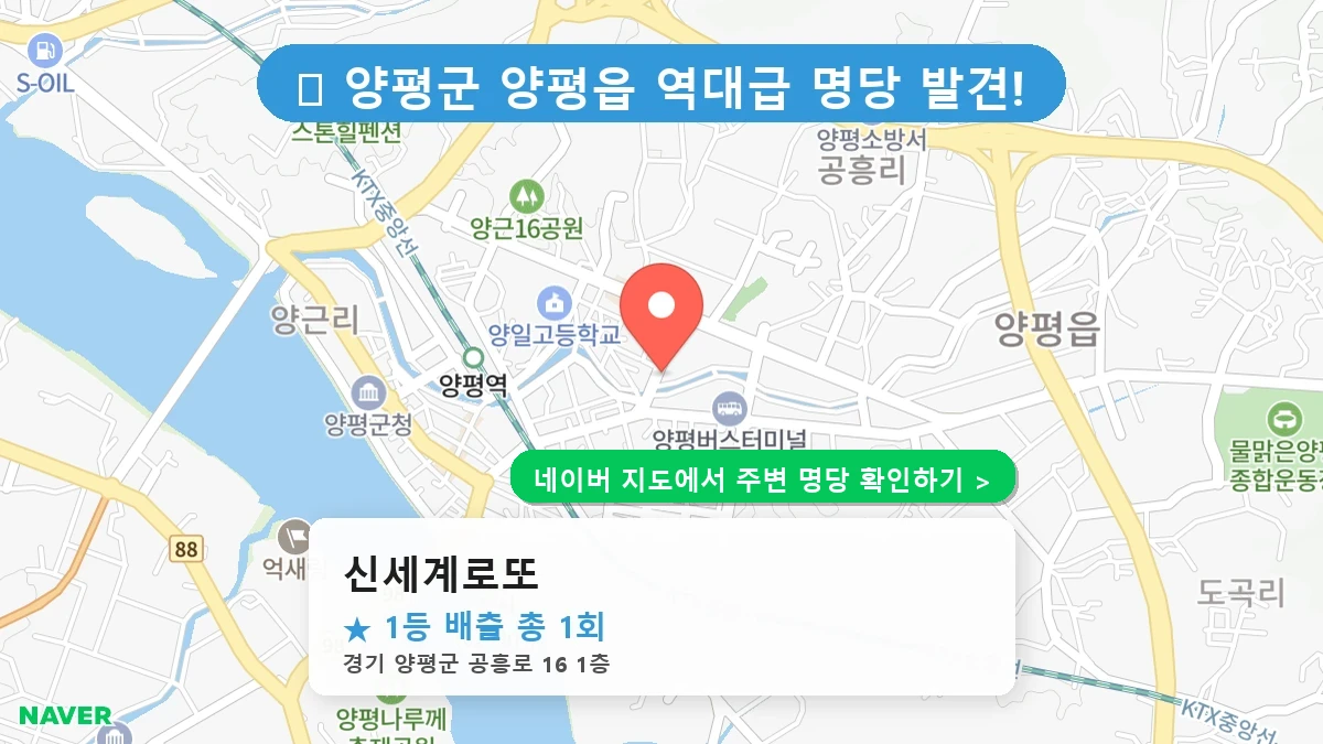 신세계로또 네이버 지도