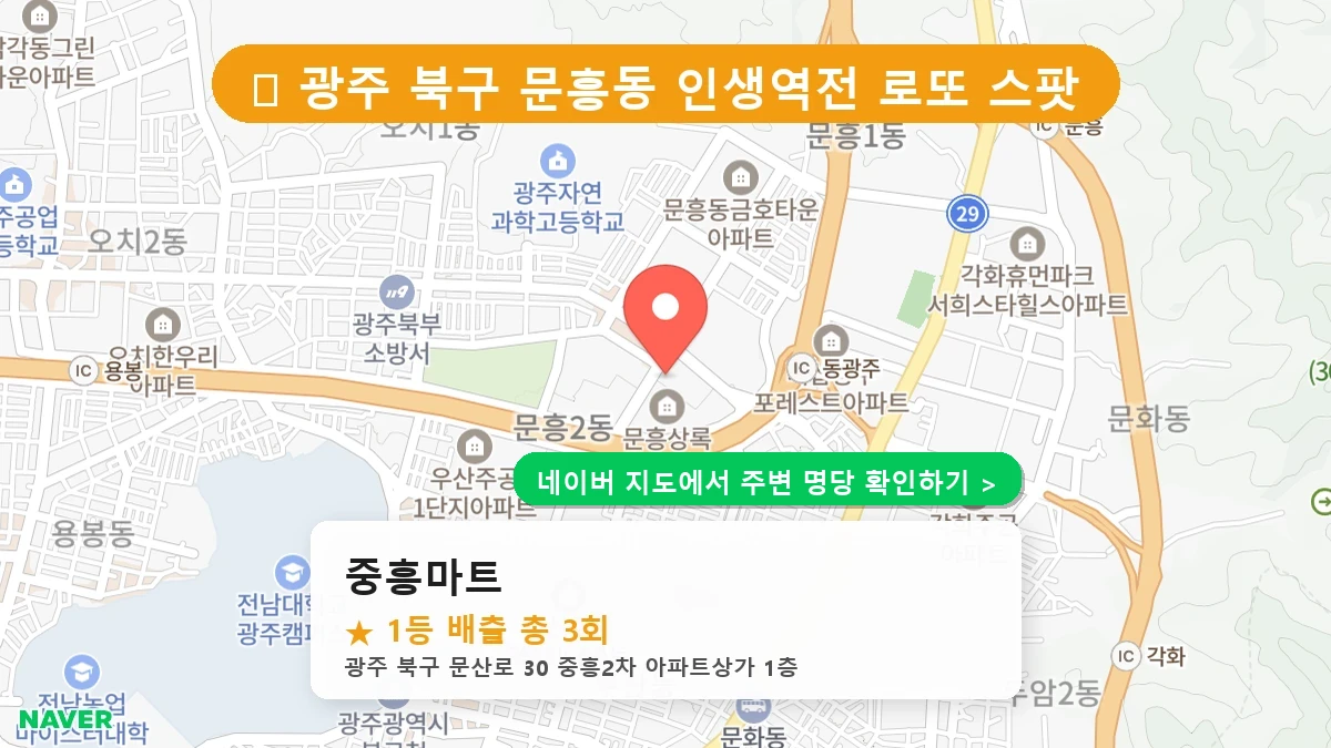 중흥마트 네이버 지도