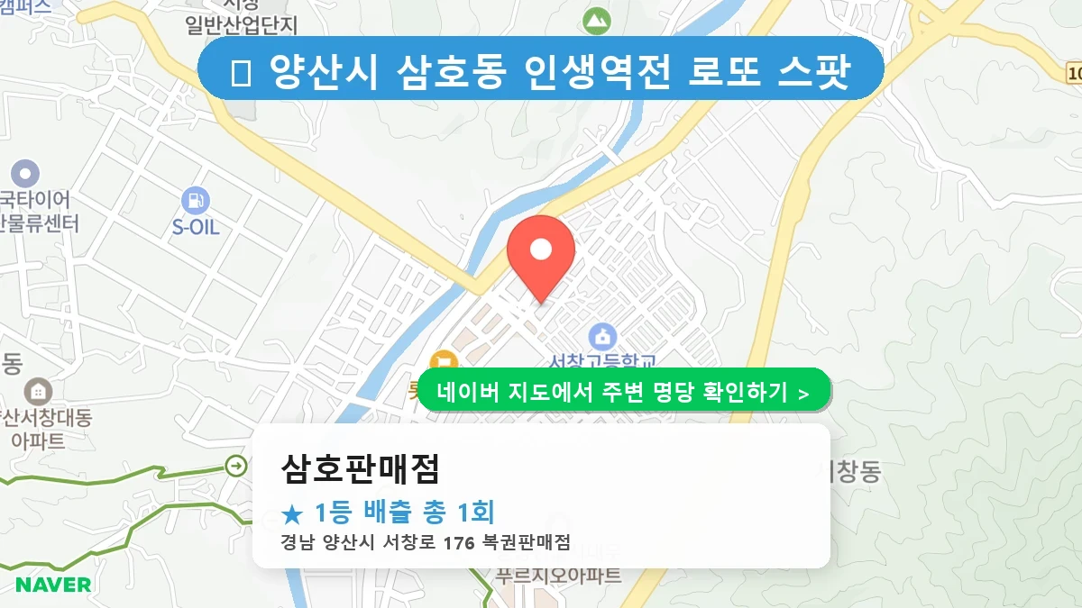 삼호판매점 네이버 지도