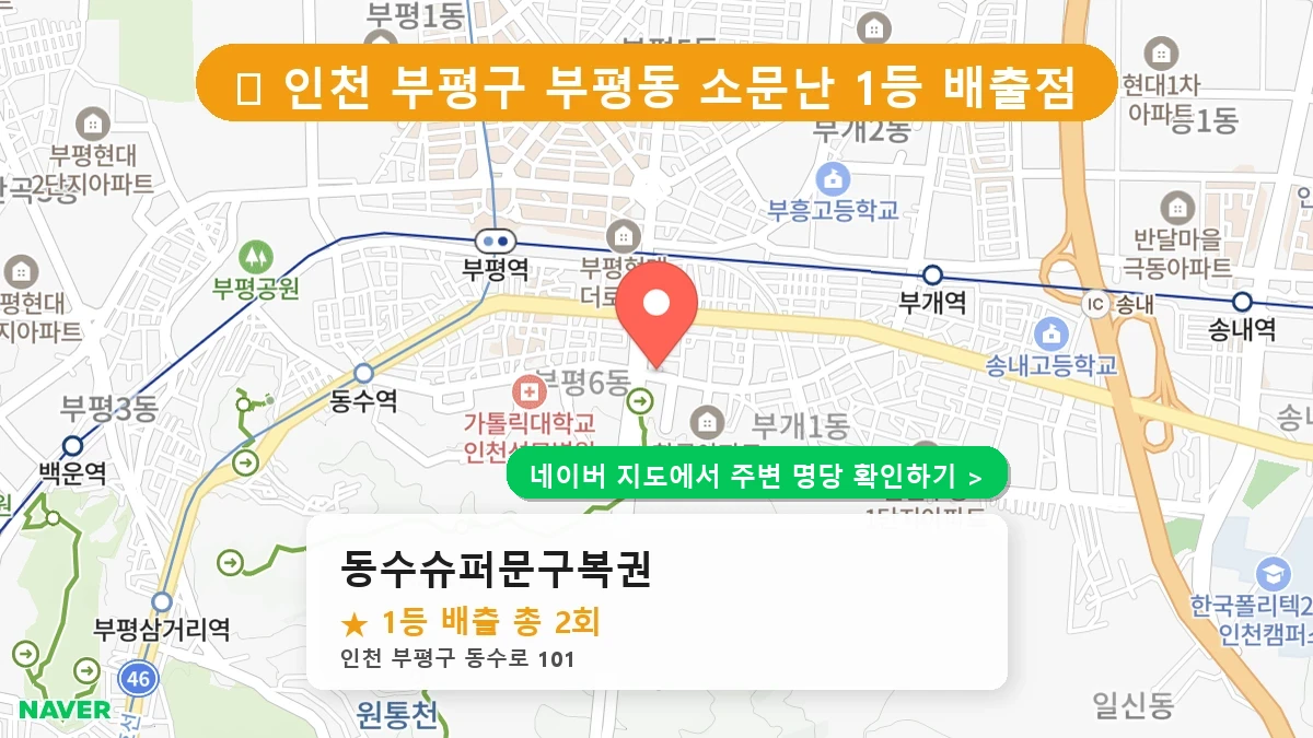 동수슈퍼문구복권 네이버 지도