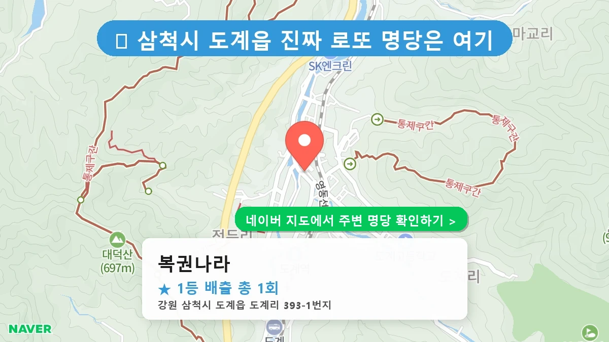복권나라 네이버 지도