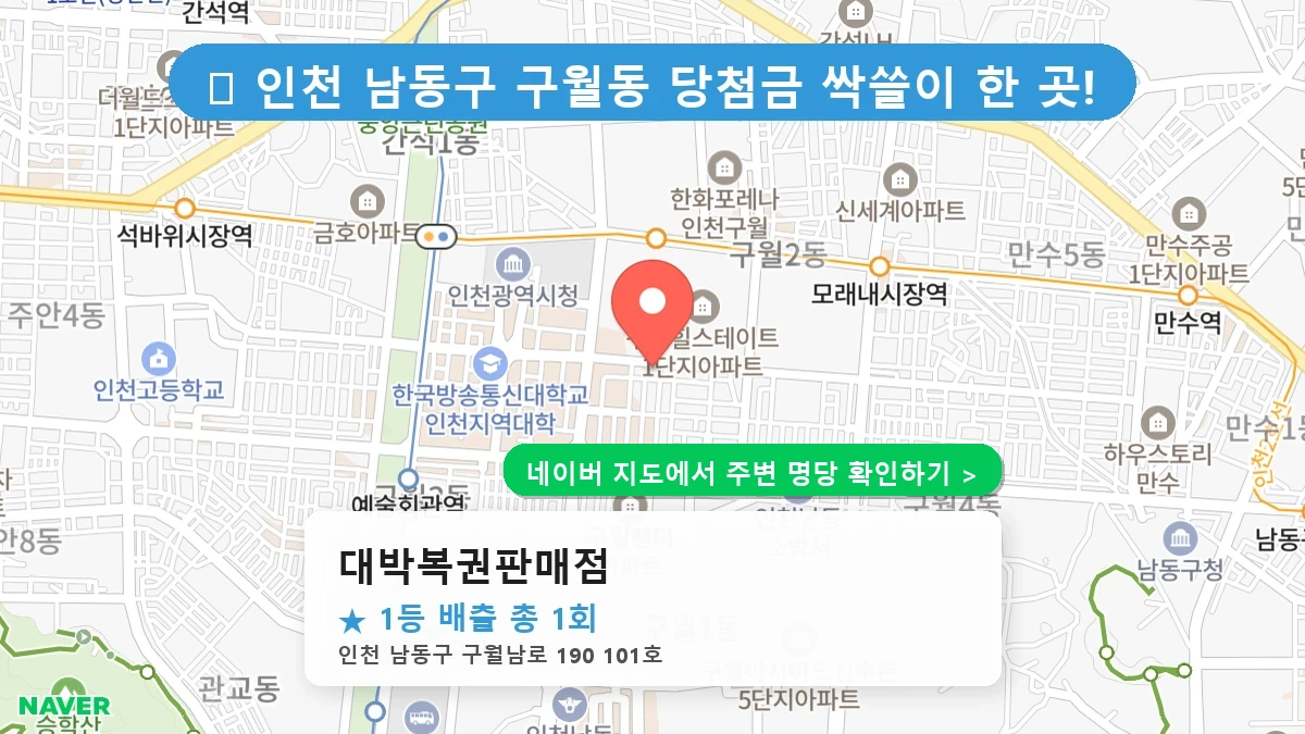대박복권판매점 네이버 지도