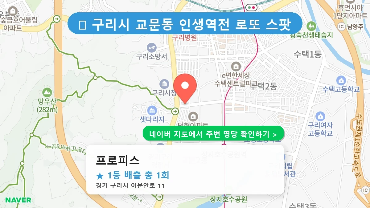 프로피스 네이버 지도