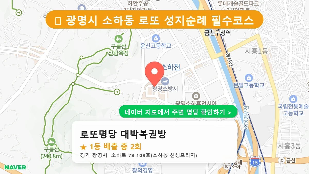 로또명당 대박복권방 네이버 지도