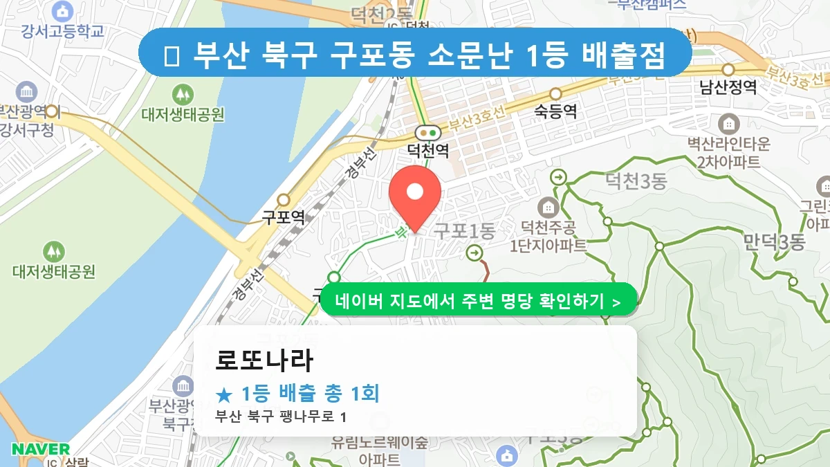 로또나라 네이버 지도
