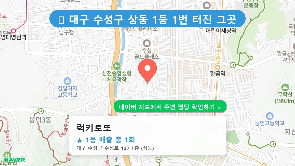 럭키로또 네이버 지도