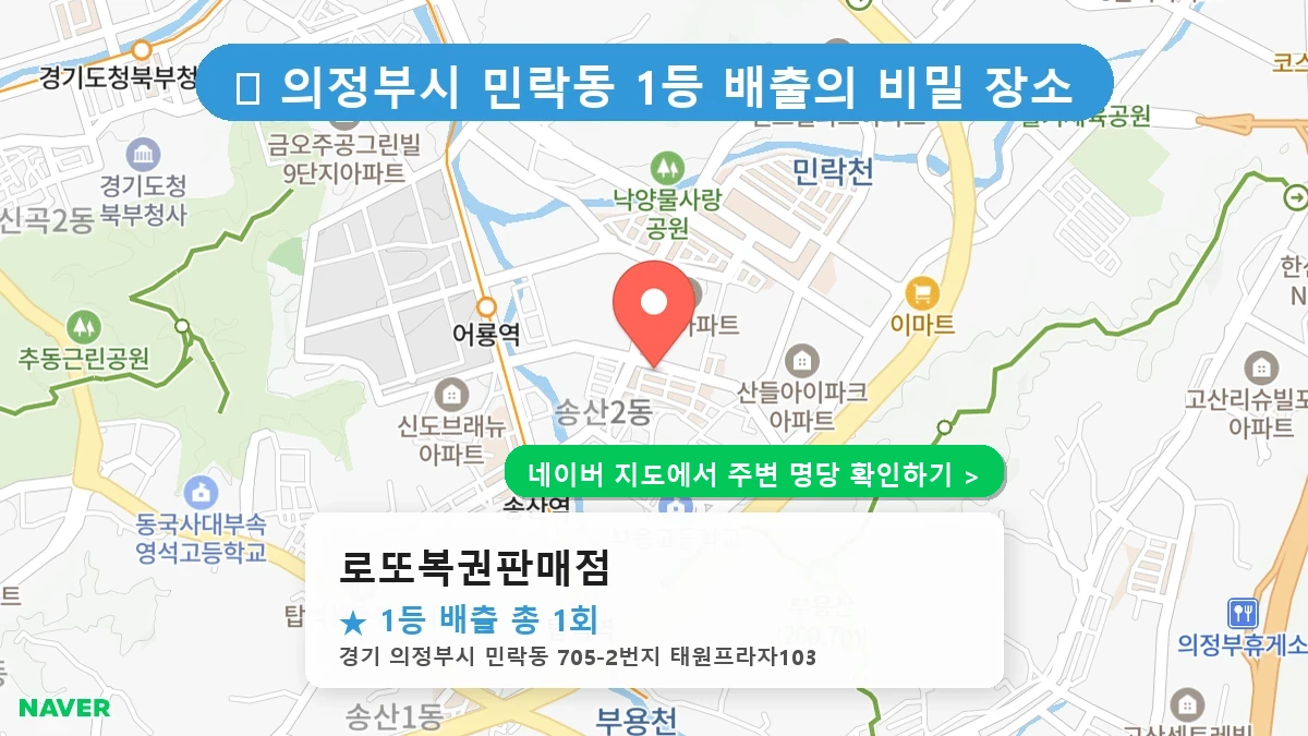 로또복권판매점 네이버 지도