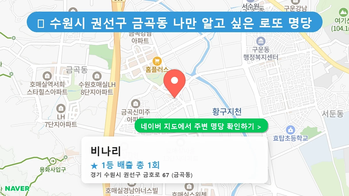 비나리 네이버 지도