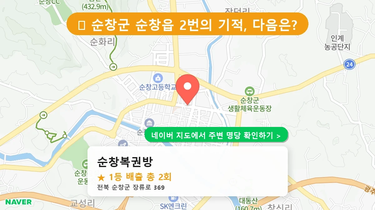순창복권방 네이버 지도