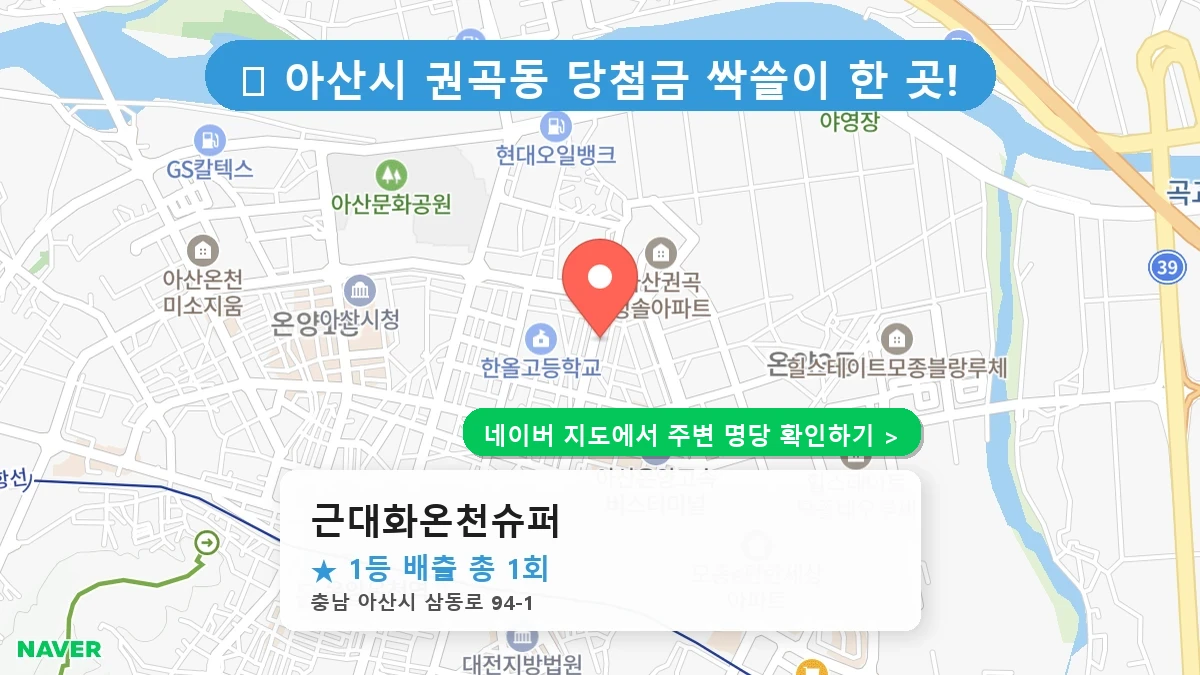 근대화온천슈퍼 네이버 지도