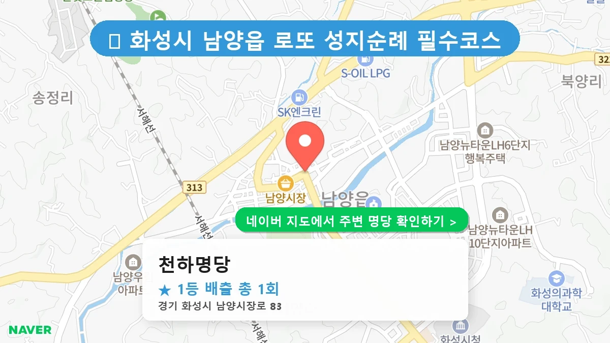 천하명당 네이버 지도