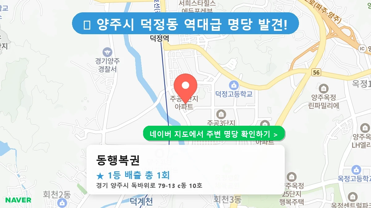 동행복권 네이버 지도