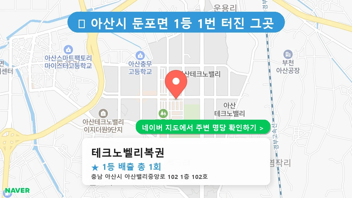 테크노벨리복권 네이버 지도