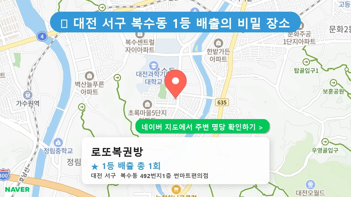 로또복권방 네이버 지도