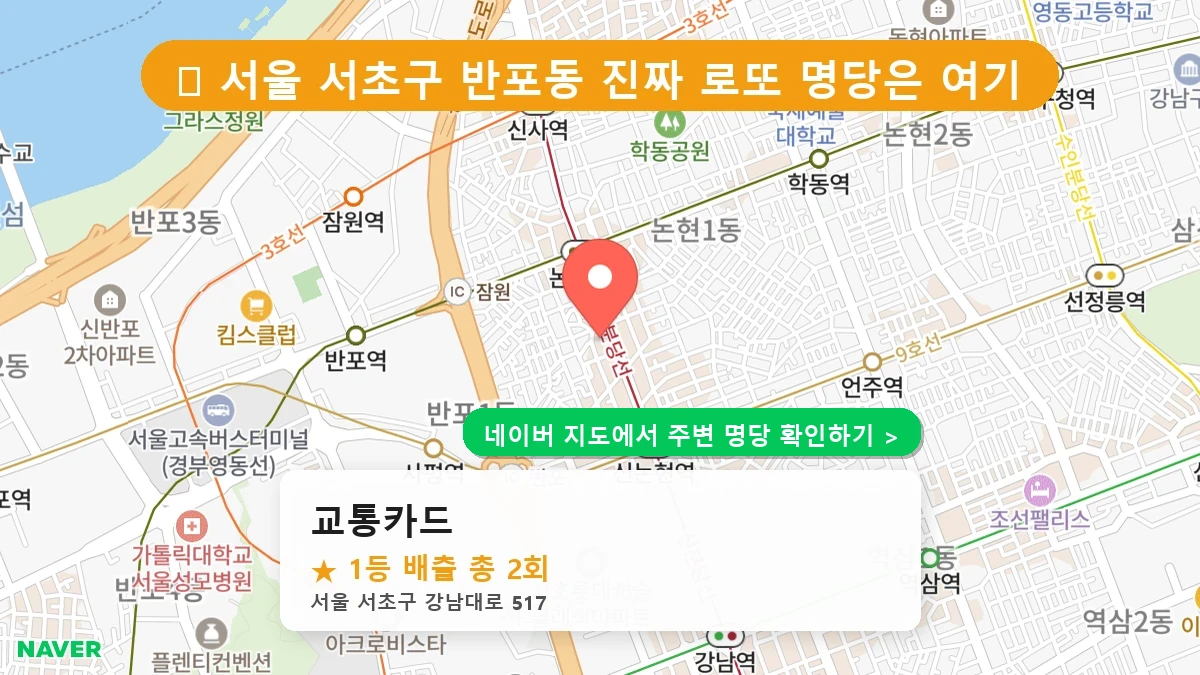 교통카드 네이버 지도