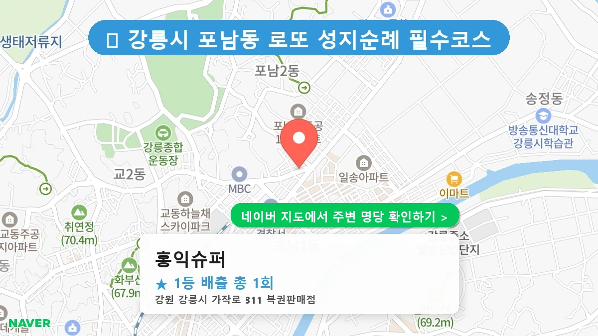 홍익슈퍼 네이버 지도