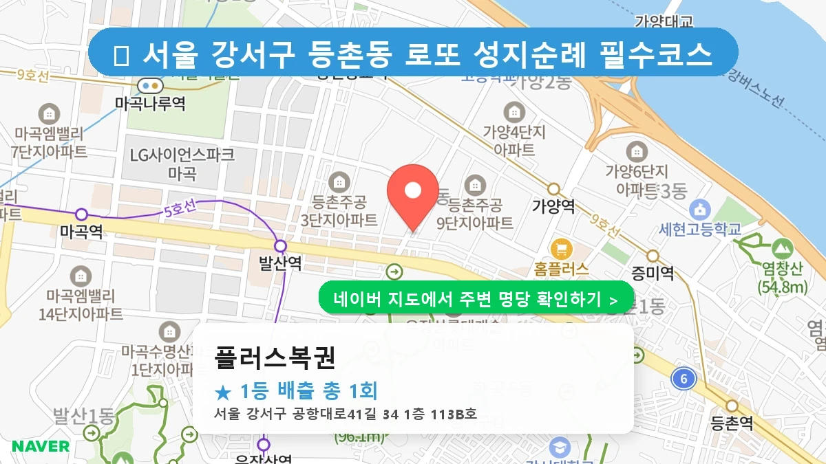 플러스복권 네이버 지도