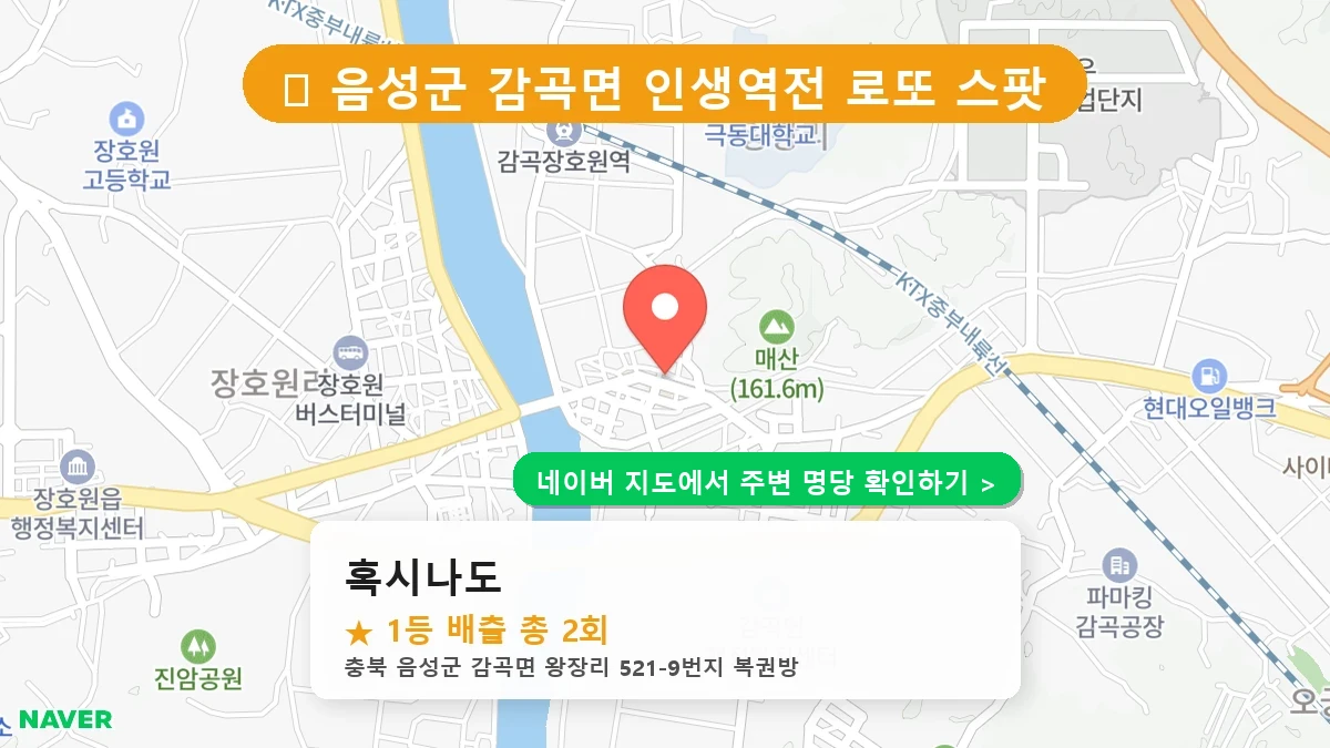 혹시나도 네이버 지도