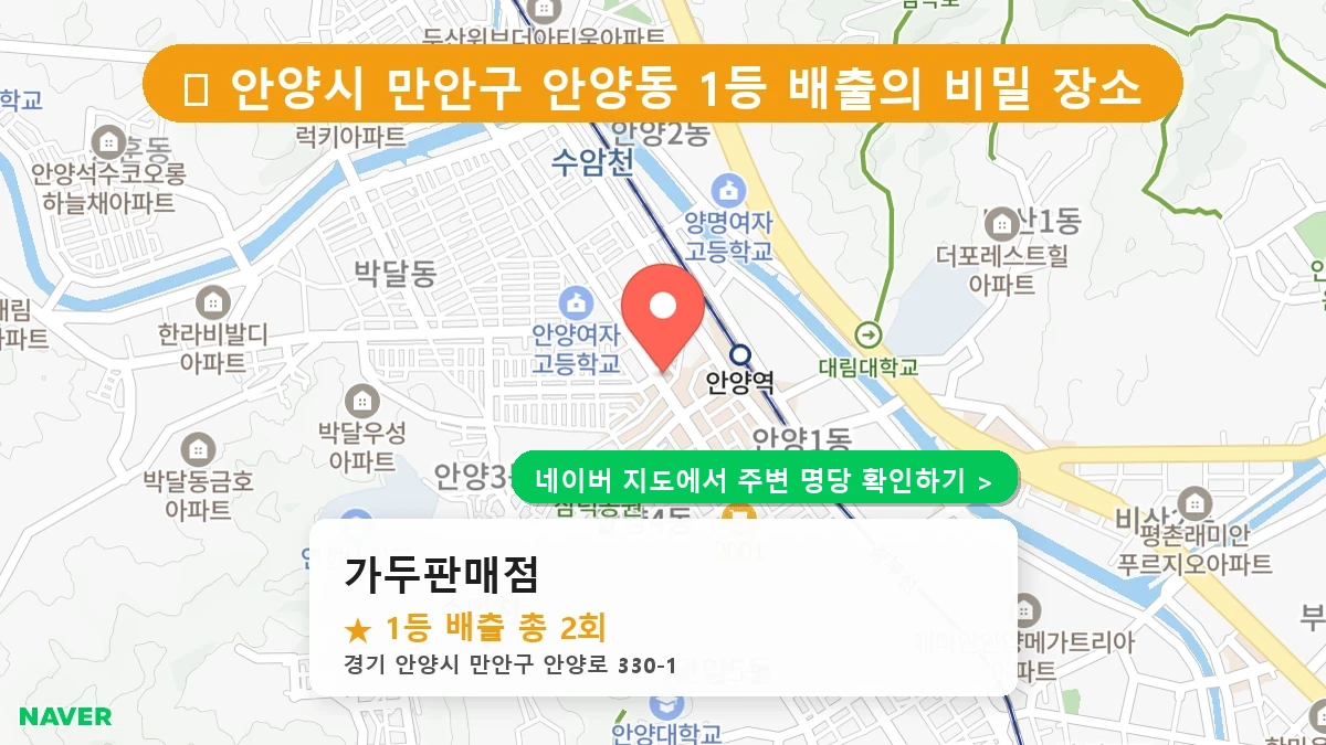 가두판매점 네이버 지도