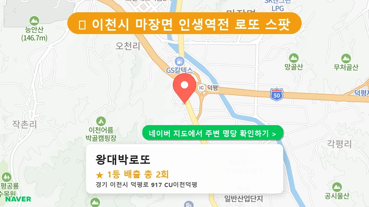 왕대박로또 네이버 지도