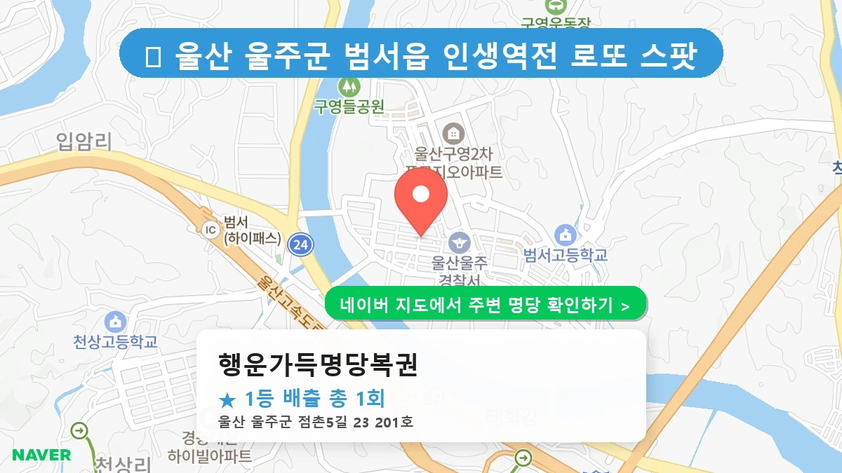 행운가득명당복권 네이버 지도