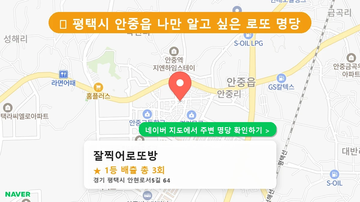 잘찍어로또방 네이버 지도