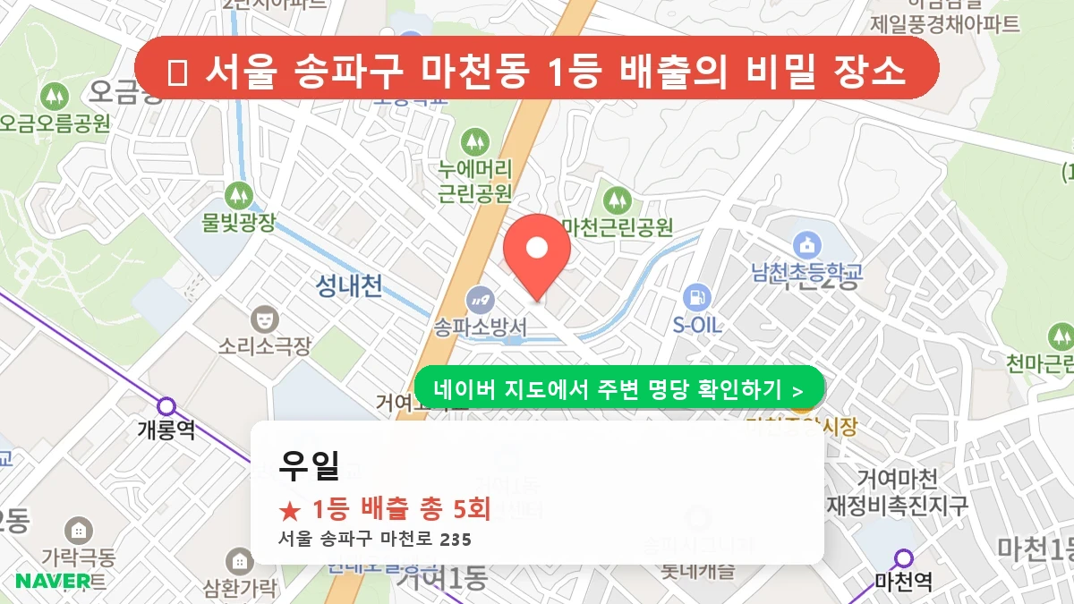 우일 네이버 지도