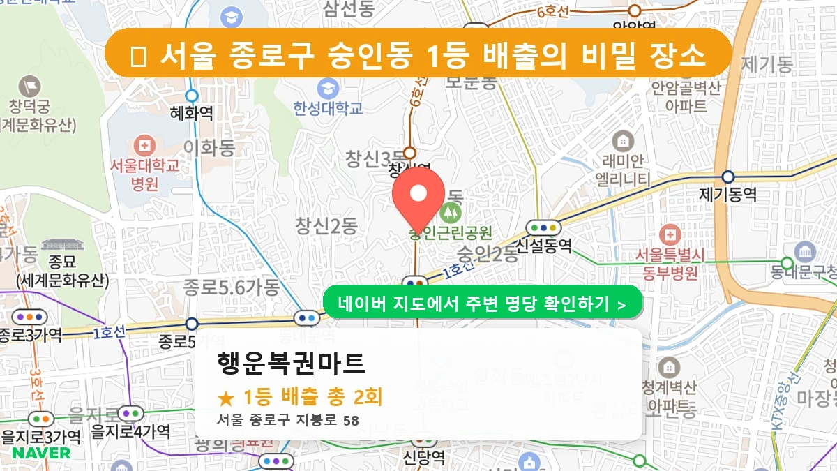 행운복권마트 네이버 지도