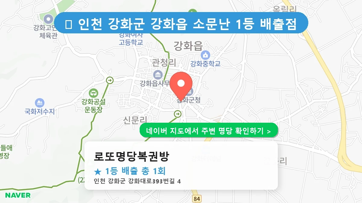 로또명당복권방 네이버 지도