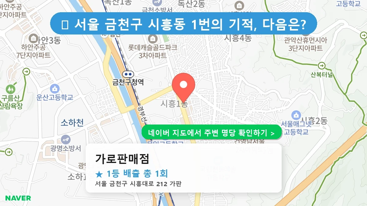 가로판매점 네이버 지도