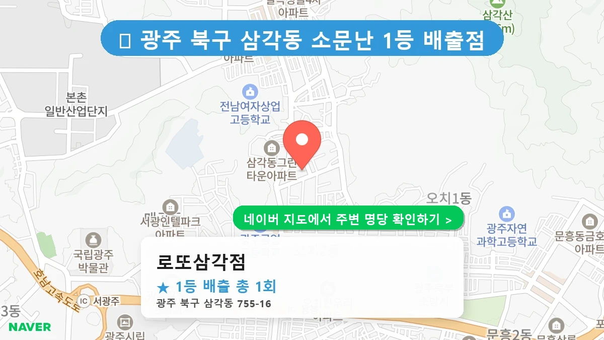 로또삼각점 네이버 지도