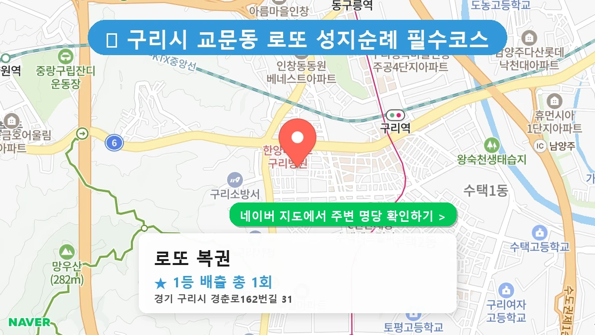 로또 복권 네이버 지도
