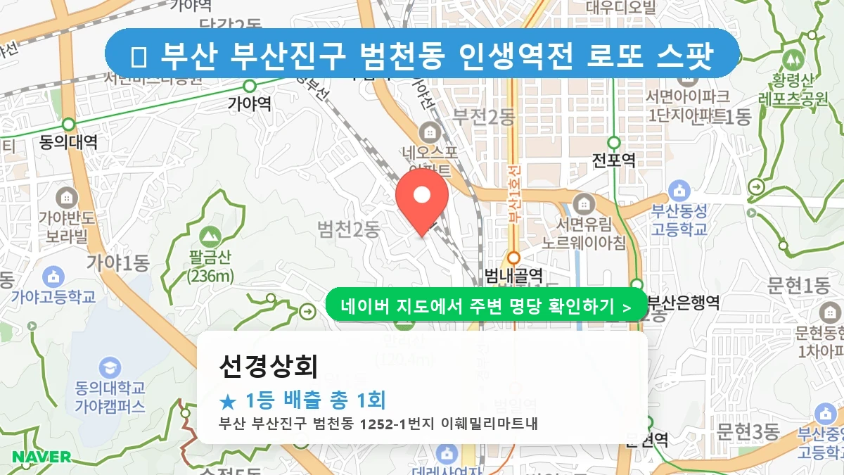선경상회 네이버 지도