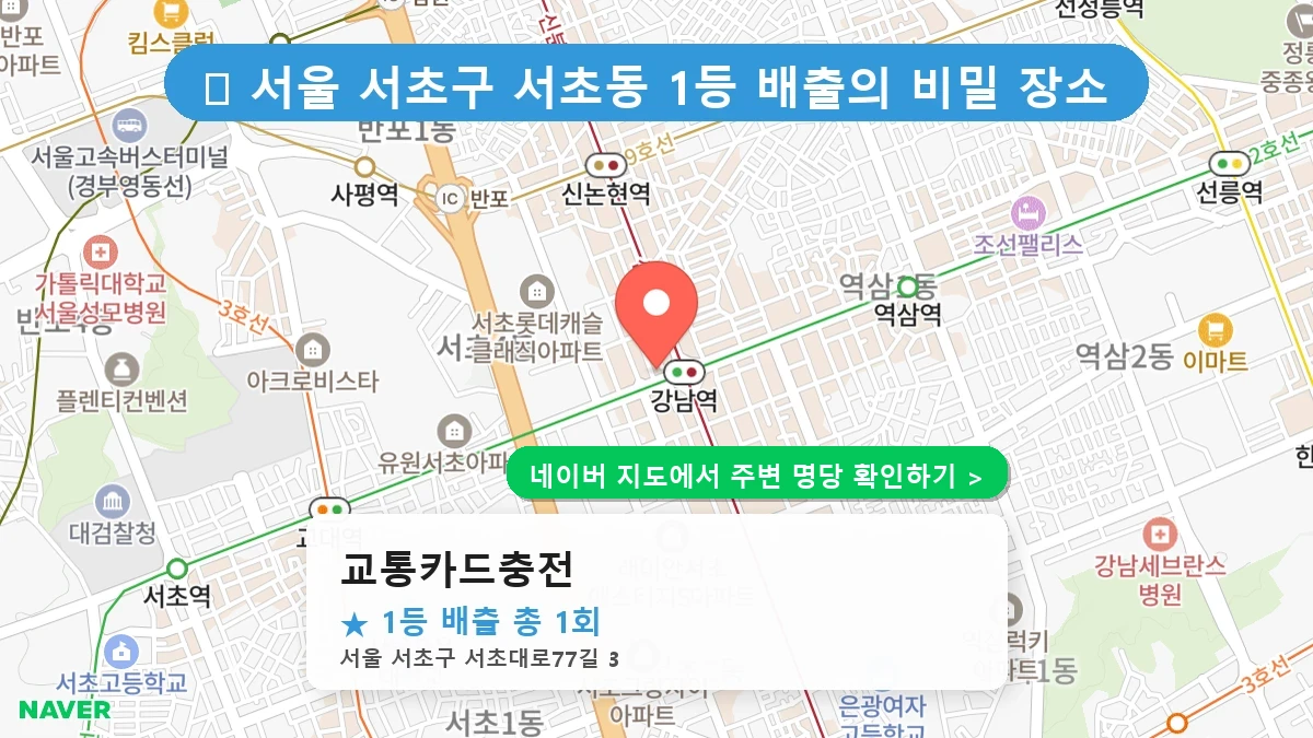 교통카드충전 네이버 지도