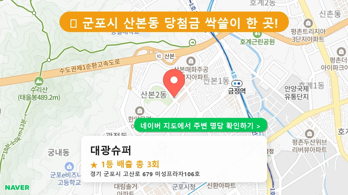 대광슈퍼 네이버 지도