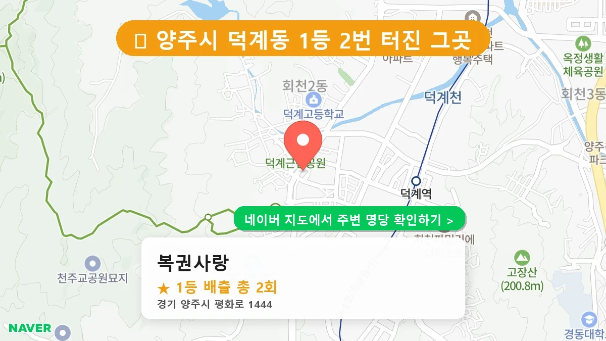 복권사랑 네이버 지도