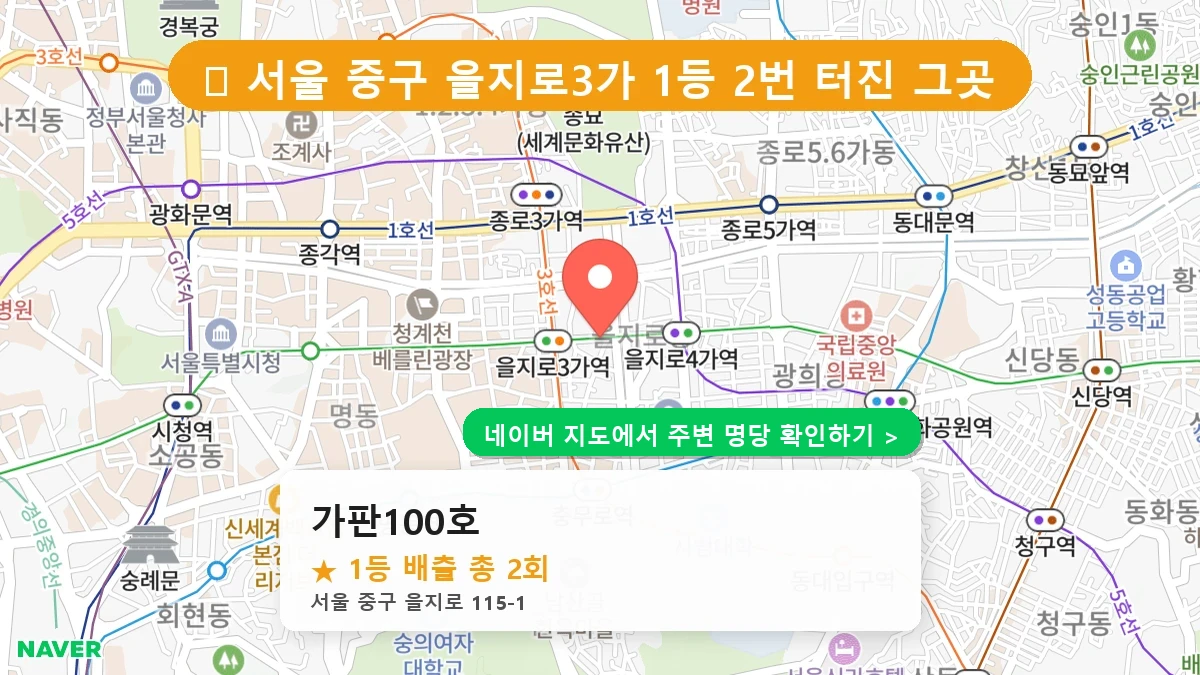 가판100호 네이버 지도