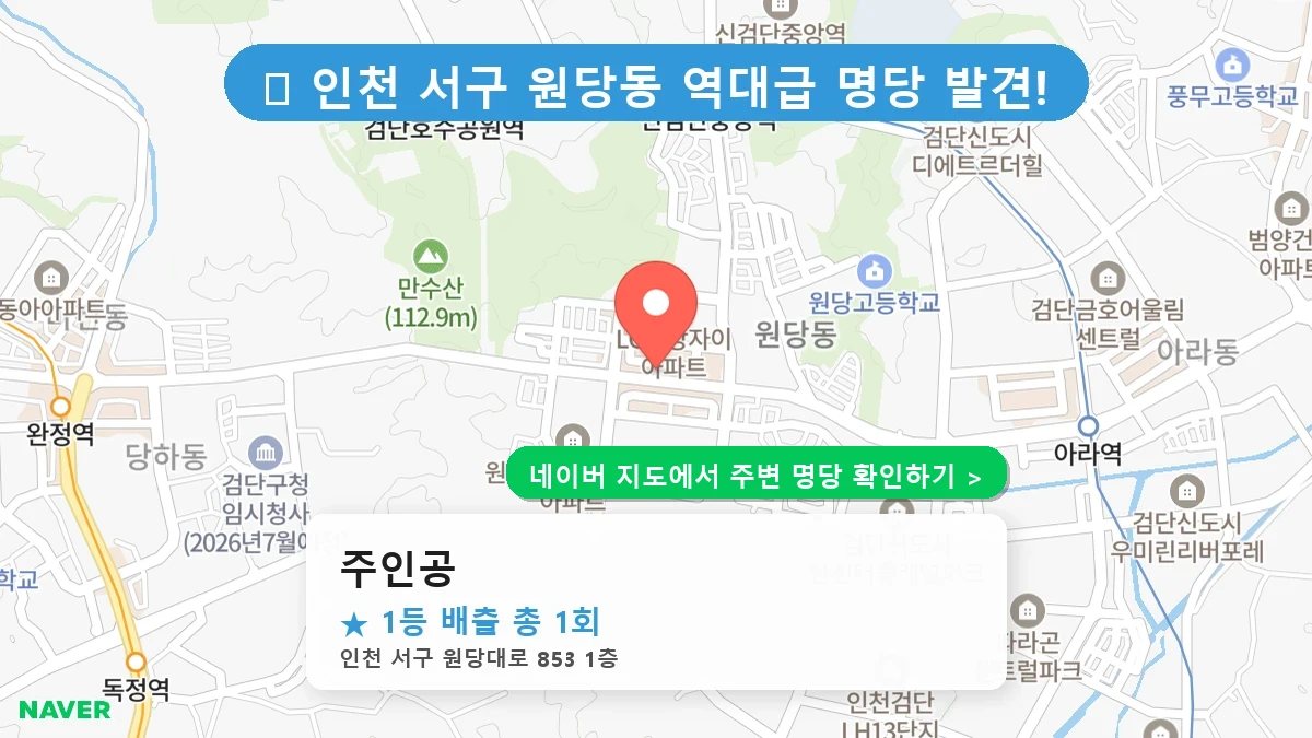 주인공 네이버 지도