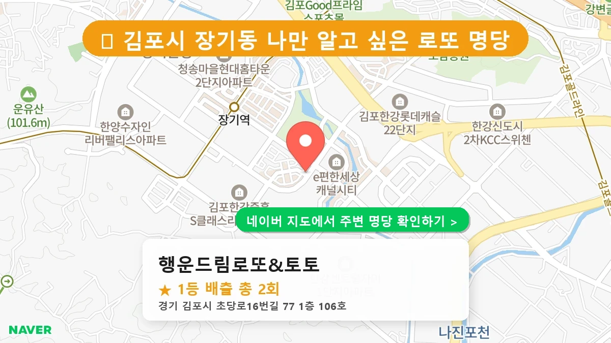 행운드림로또&토토 네이버 지도
