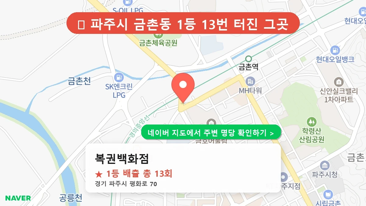 복권백화점 네이버 지도