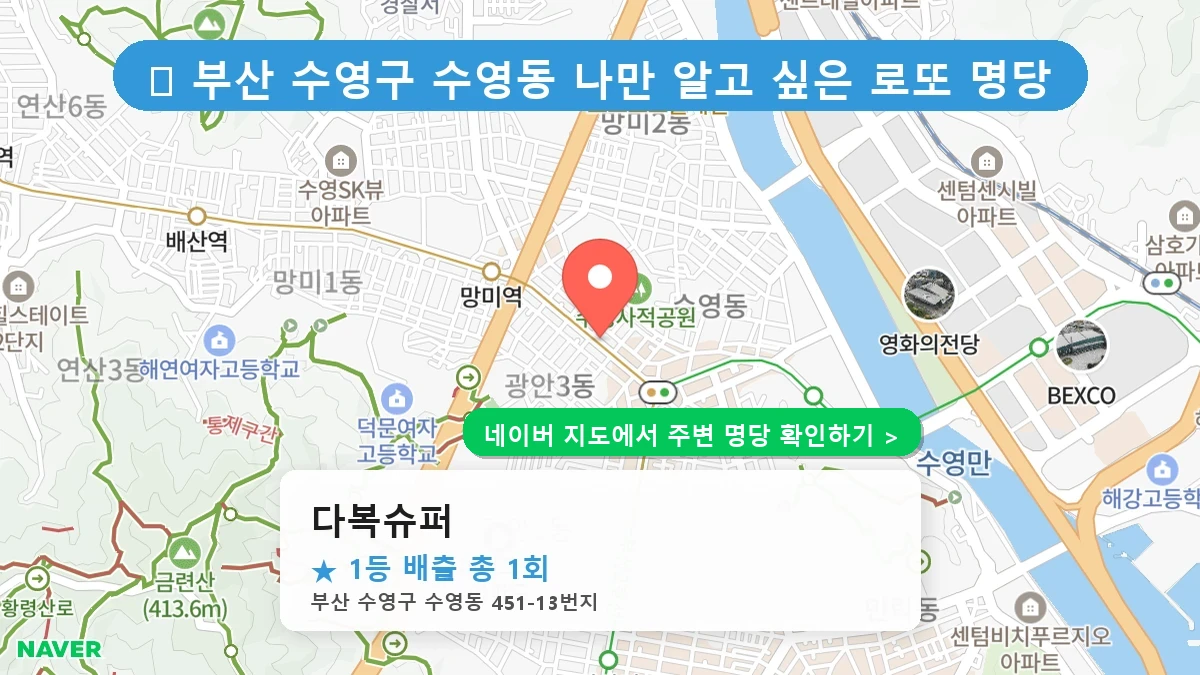 다복슈퍼 네이버 지도