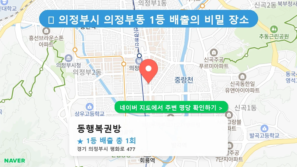 동행복권방 네이버 지도