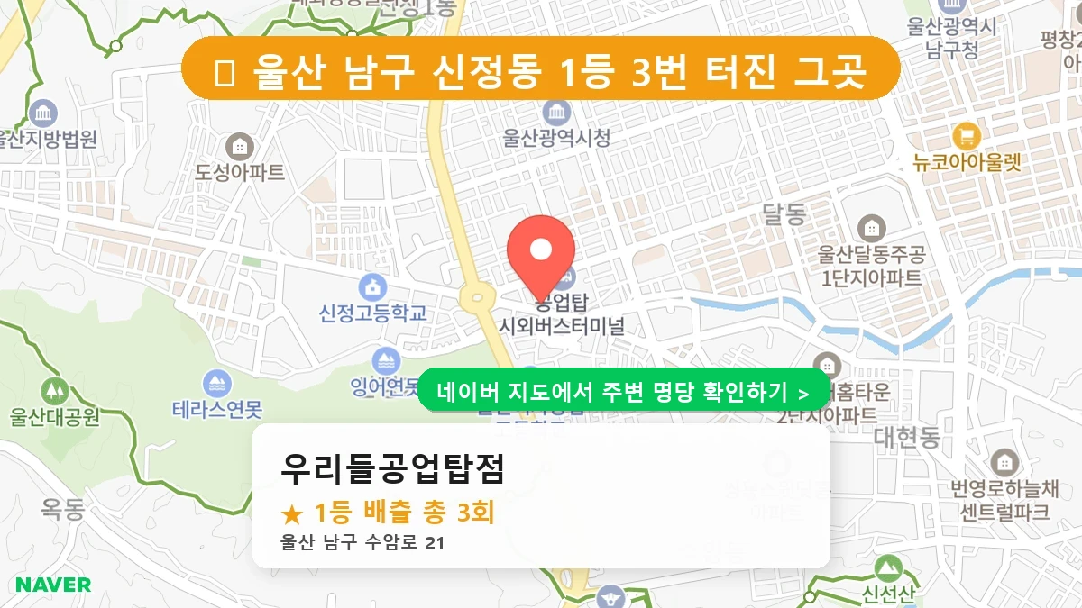 우리들공업탑점 네이버 지도