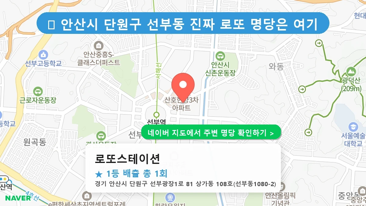 로또스테이션 네이버 지도